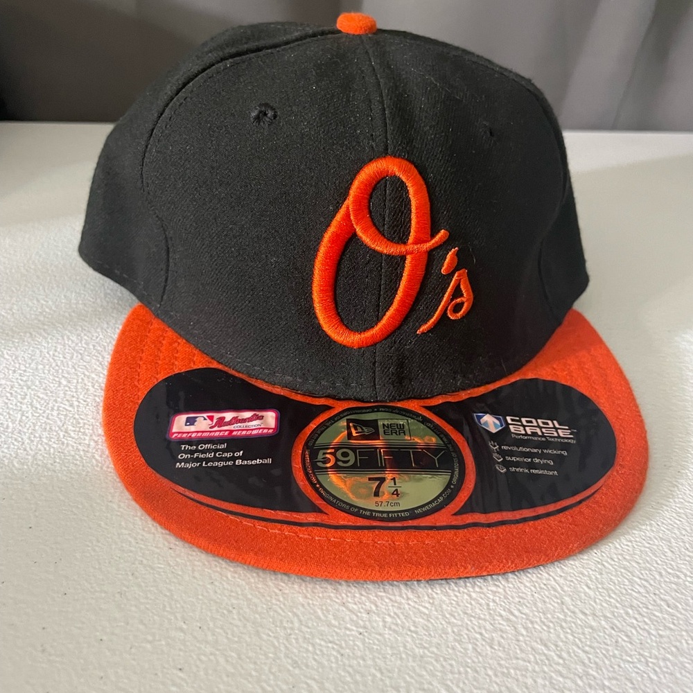 New Era Black and Orange Baltimore Orioles 59FIFTY Cap